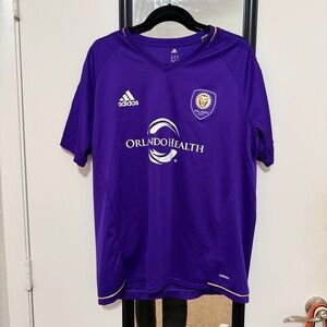 Adidas Purple Orlando City Soccer Shirt